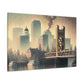 Golden Glow of Sacramento - Canvas