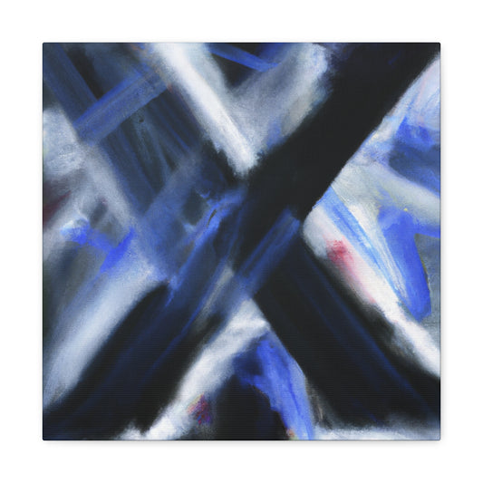 X in Expressionistic Hues - Canvas