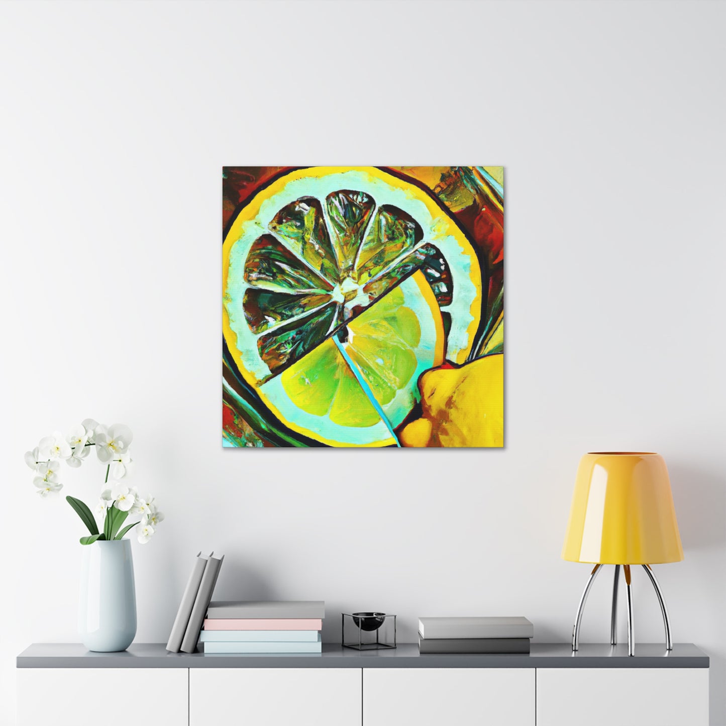 Lemon Sunshine Impression - Canvas