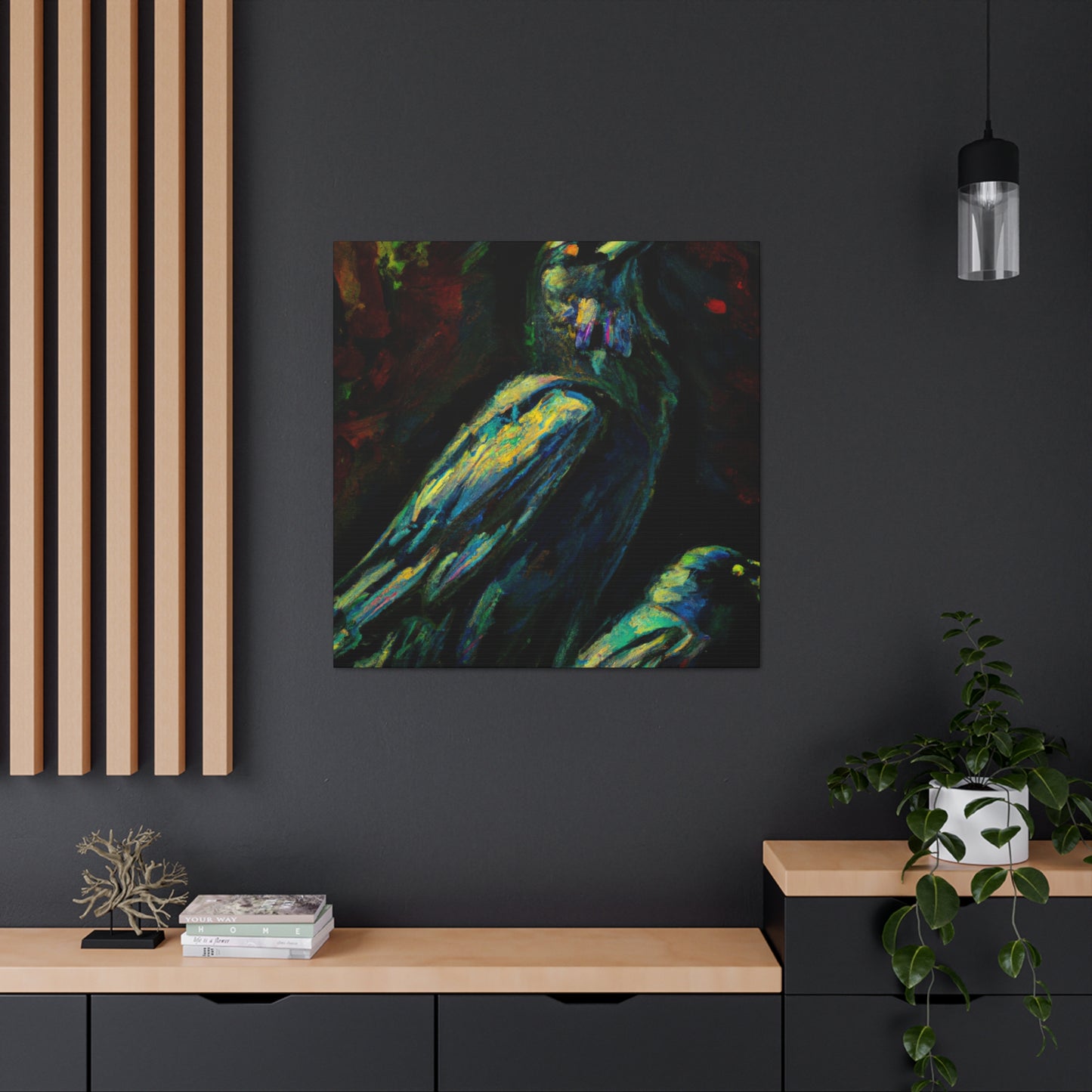 "American Crows in Color" - Canvas