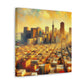 Golden City Hues - Canvas