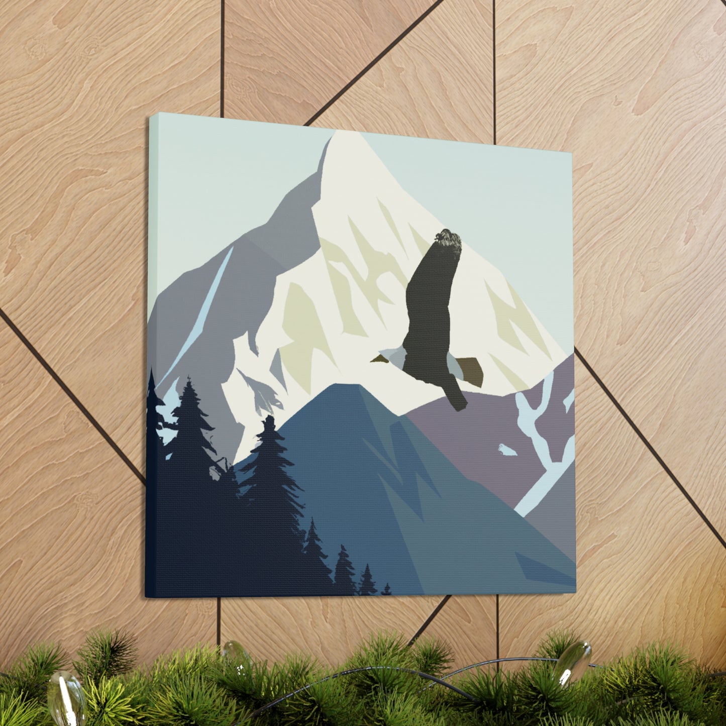 "Bald Eagle: Minimalism" - Canvas