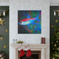 "Neon Tetra Impressionism" - Canvas