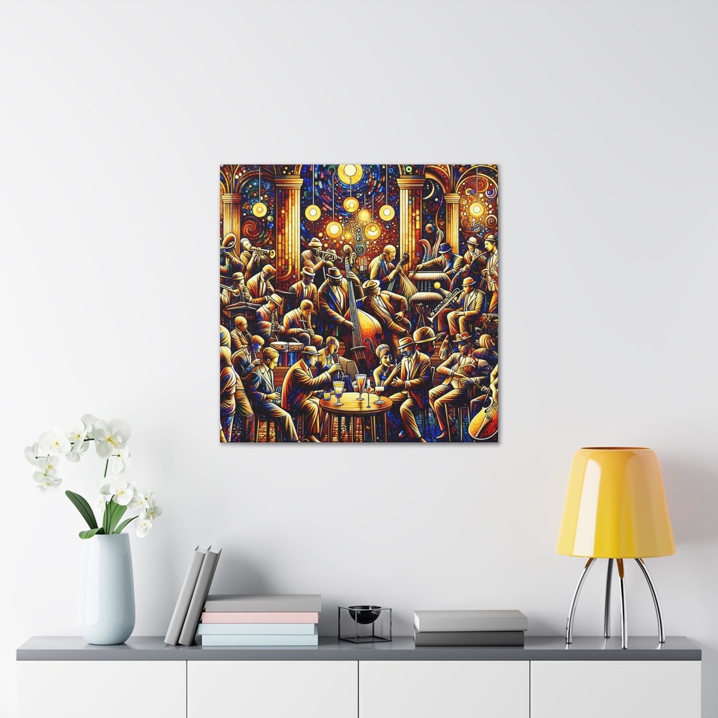 Harmonious Nights of Rhythm - Canvas