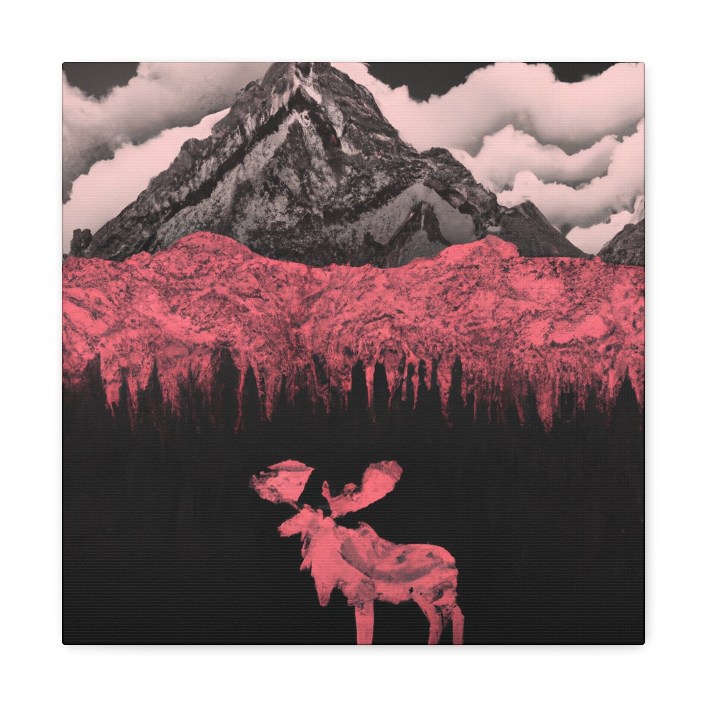 Moose in Grandeur - Canvas