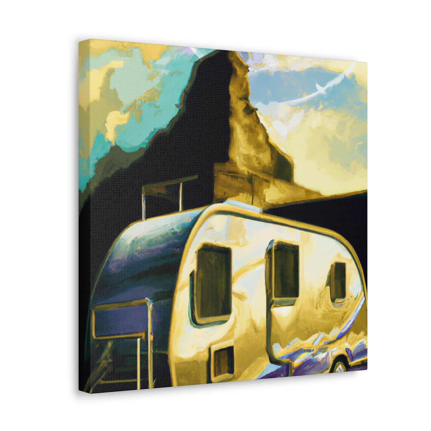 "Camping in Campervans" - Canvas