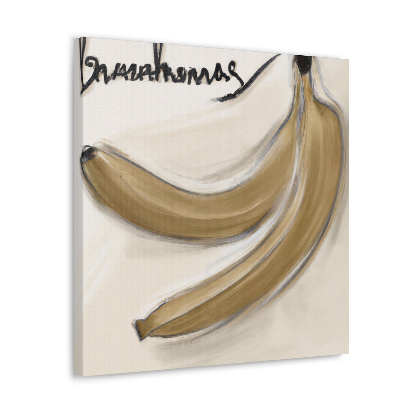 Bananas in Basket - Canvas