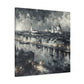 Nocturnal Urban Splendor - Canvas