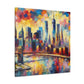 "Enchanting Melodies of Manhattan" - Canvas