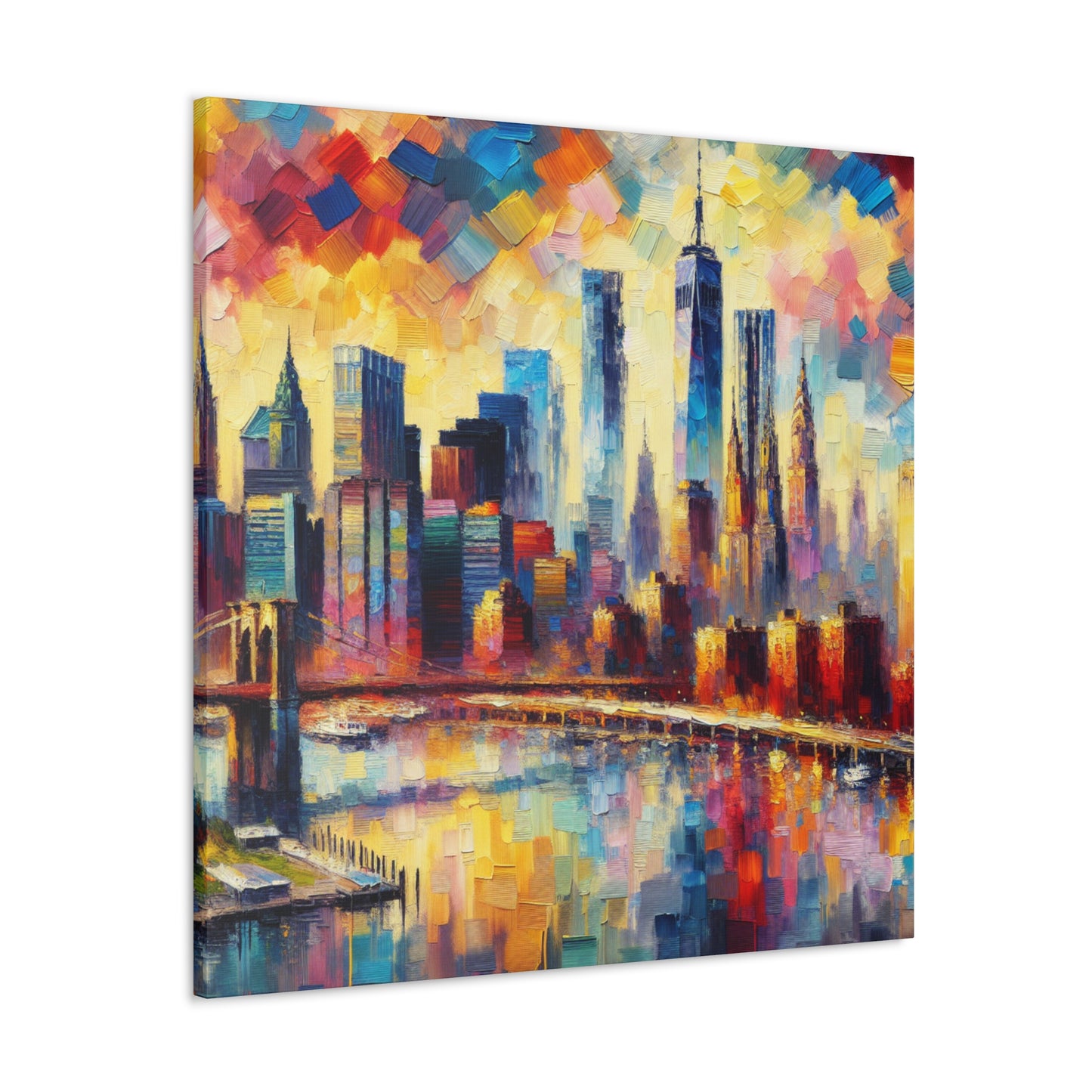 "Enchanting Melodies of Manhattan" - Canvas