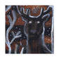 Reindeer in Abstraction - Canvas