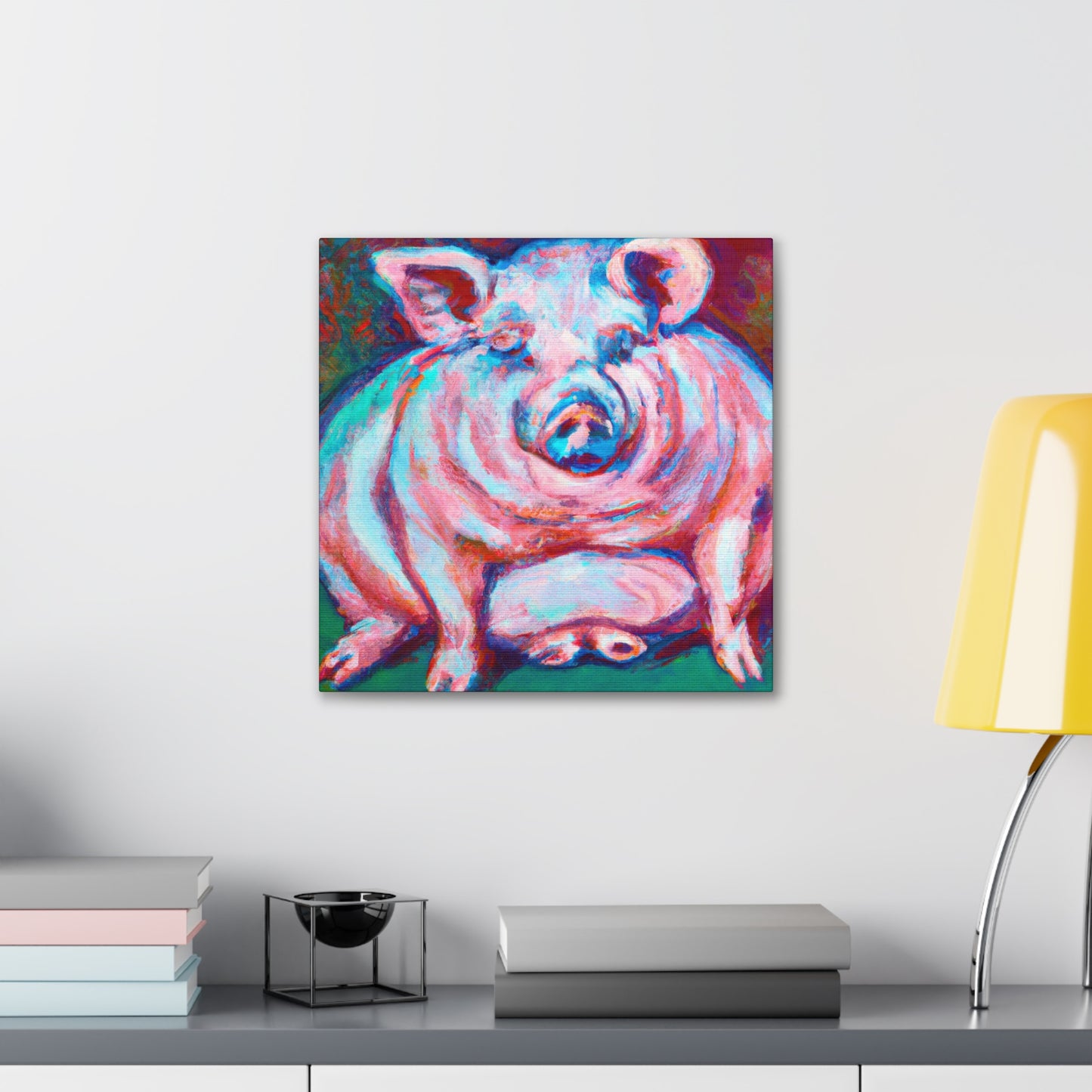 "Portrait of the Piggy" - Canvas