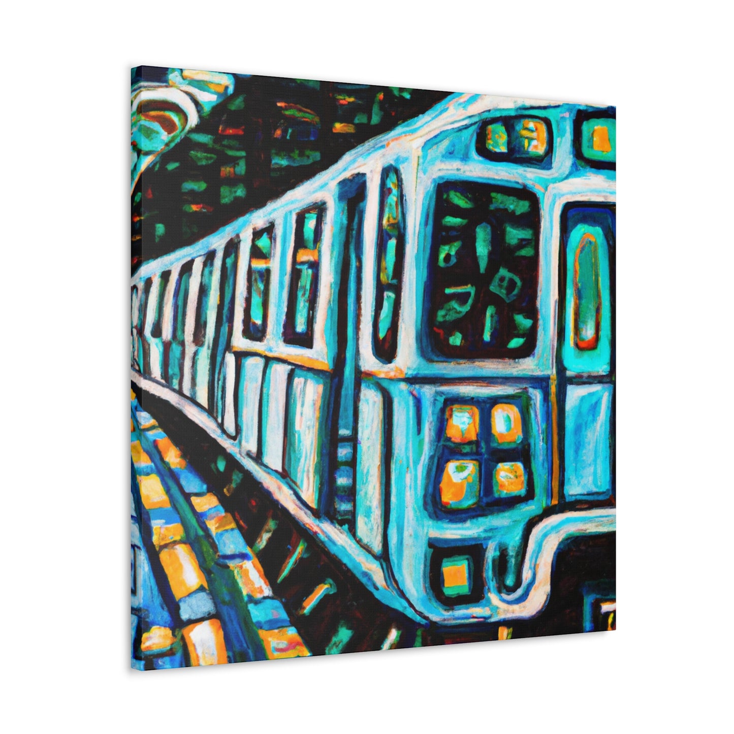 Subway Train Vizionary - Canvas