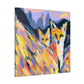 Fox in the Moonlight - Canvas