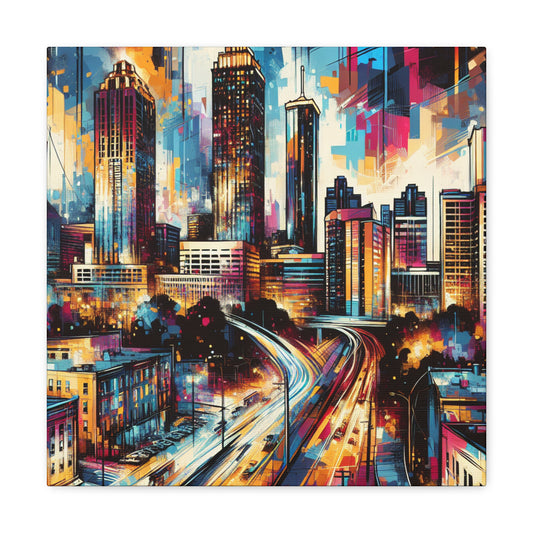 "Gritty Southern Cityscape" - Canvas