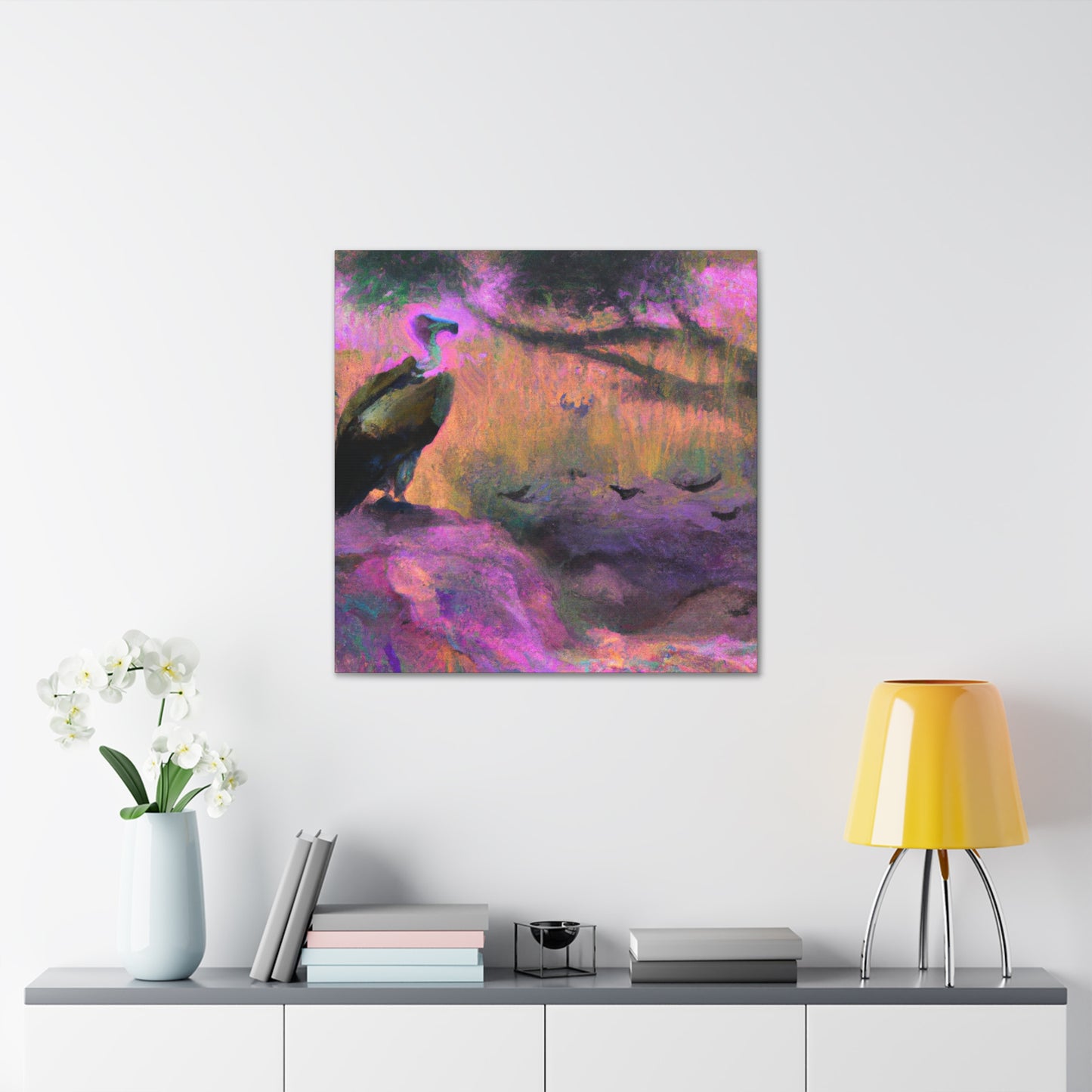 "Vulture in the Sky" - Canvas