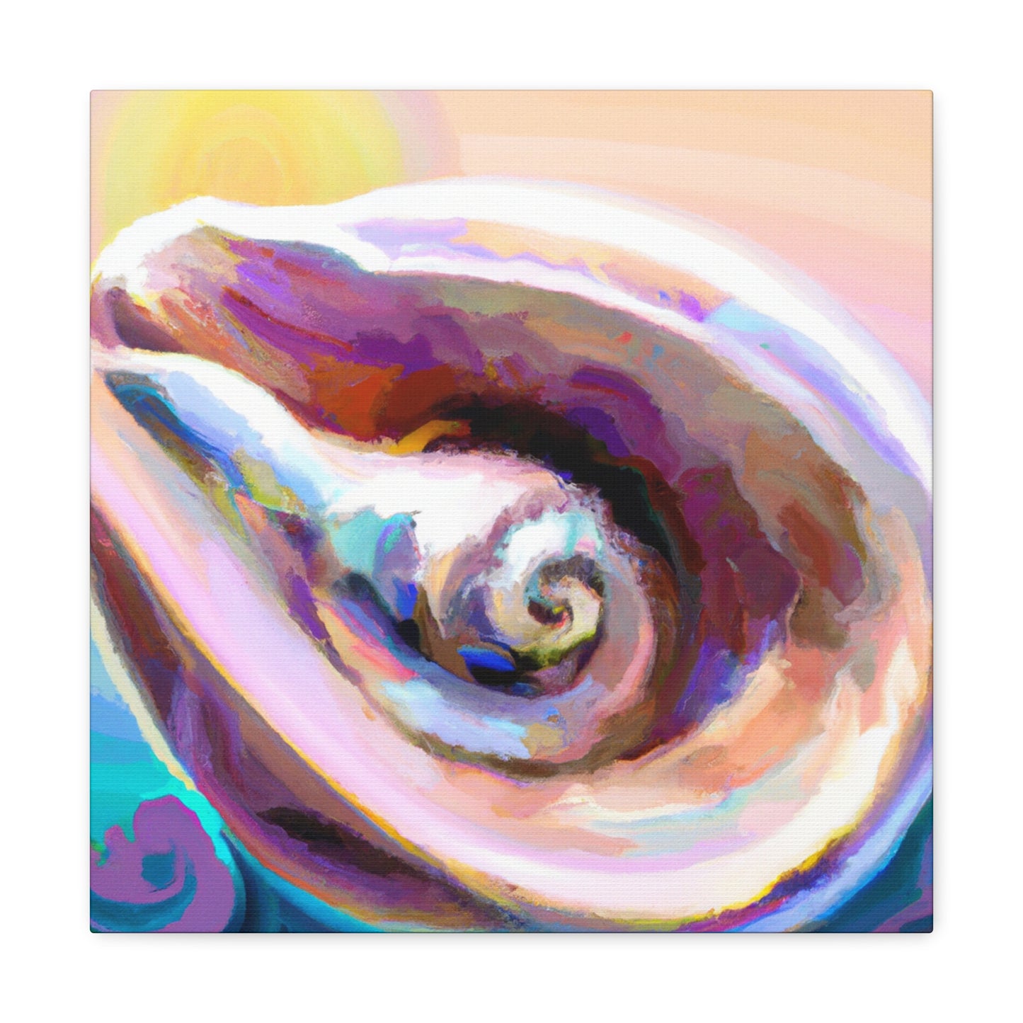 "Clam's Ocean Meditation" - Canvas