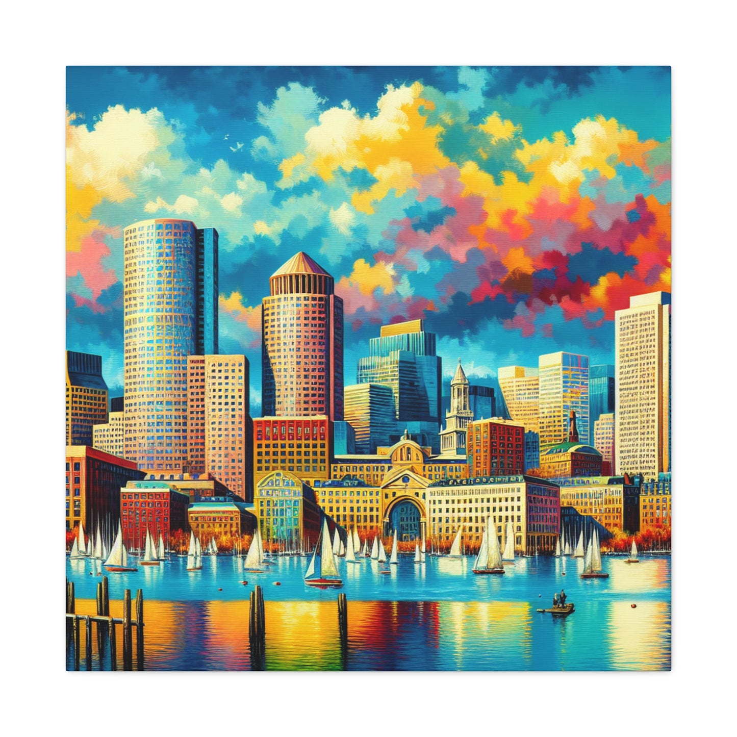 "Infinite City Horizons" - Canvas