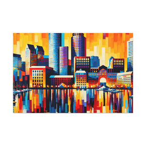 Harbor City Hues - Canvas