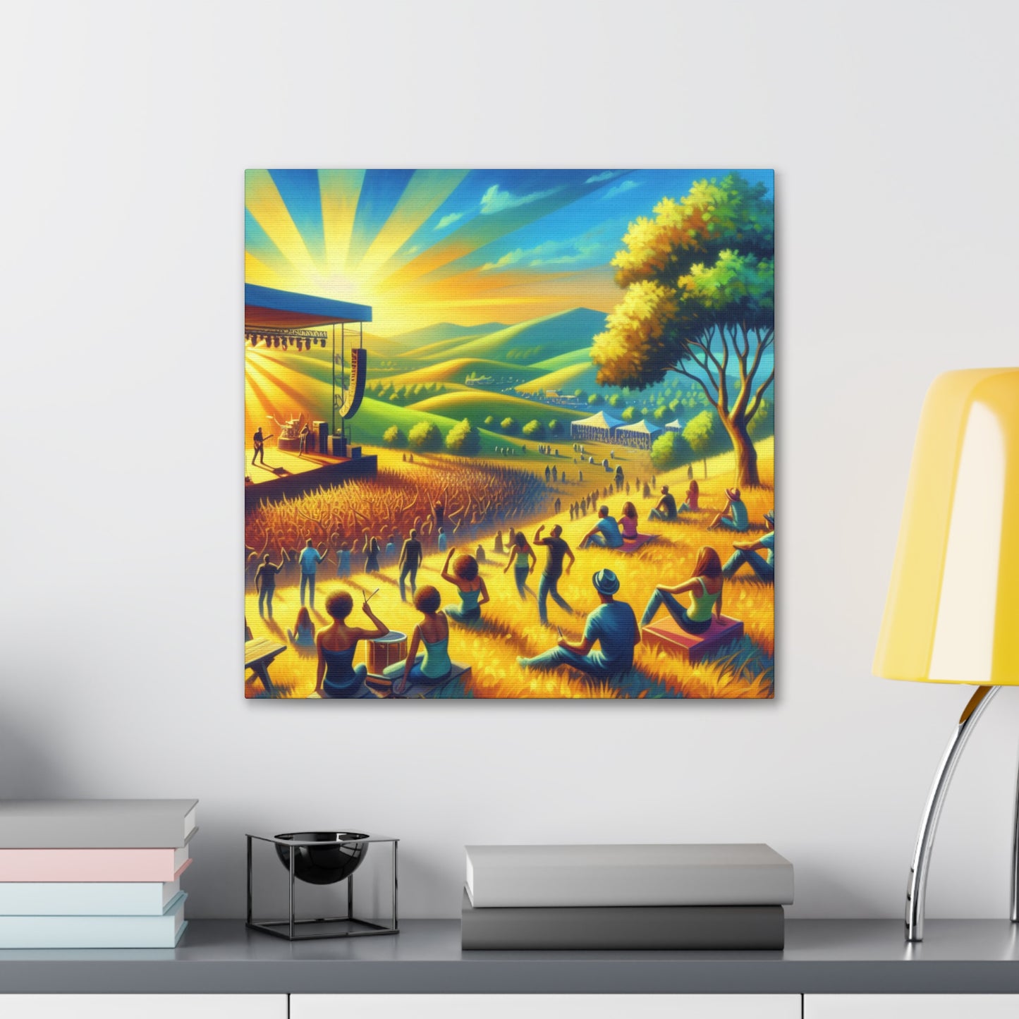 "Musical Pioneers in Nature" - Canvas