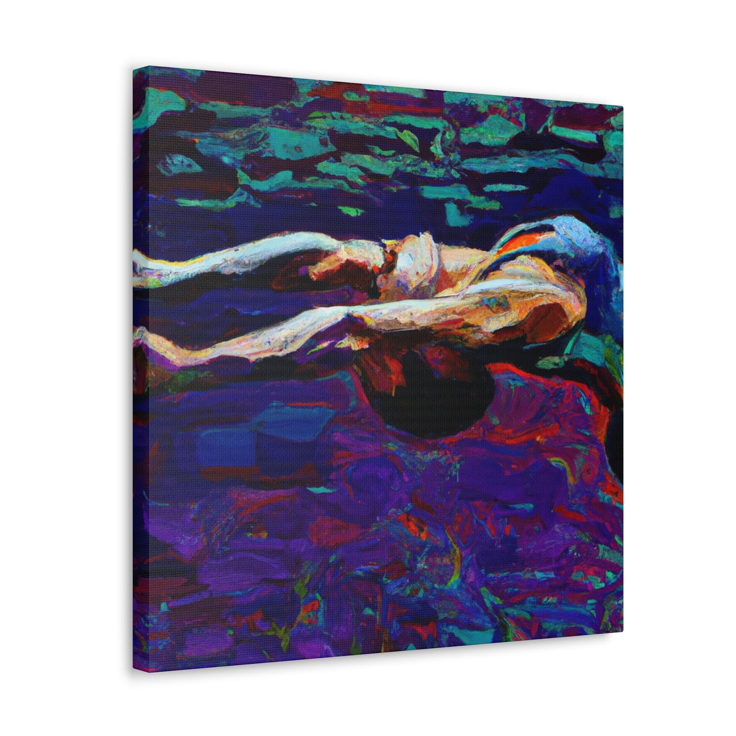 Gymnastics in Motion - Canvas