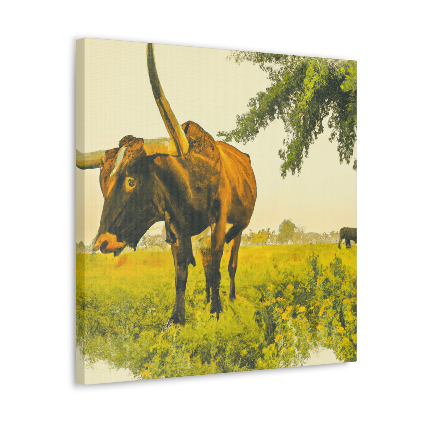 Lone Star Longhorns - Canvas