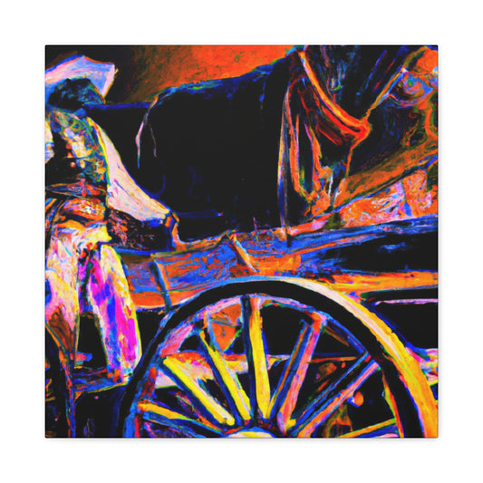 Wheels On The Wagon - Canvas