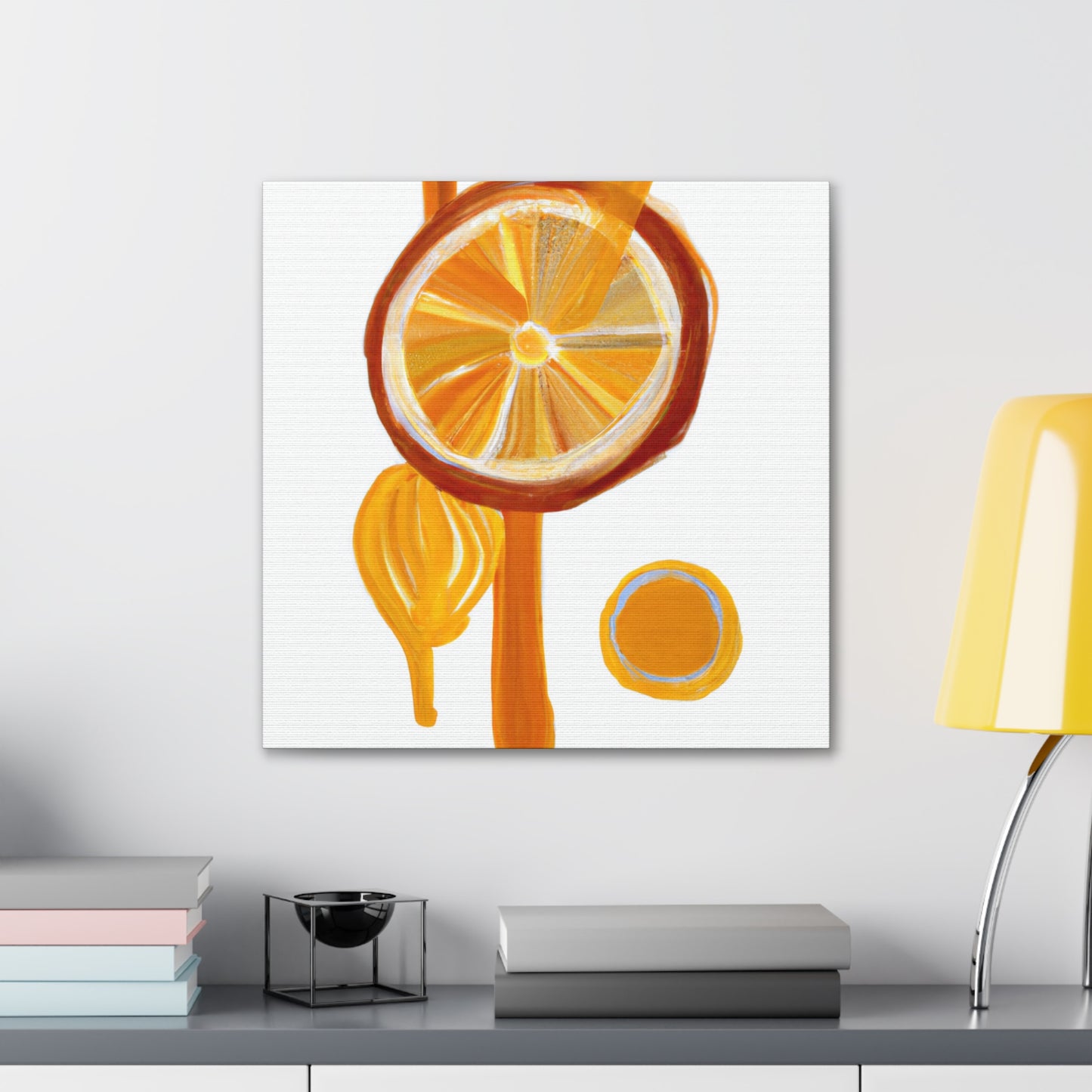 "Orange Glows Ablaze" - Canvas