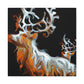 Reindeer in Repose - Canvas