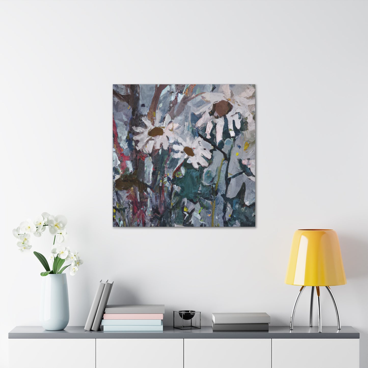 Daisy Ablaze in Color - Canvas