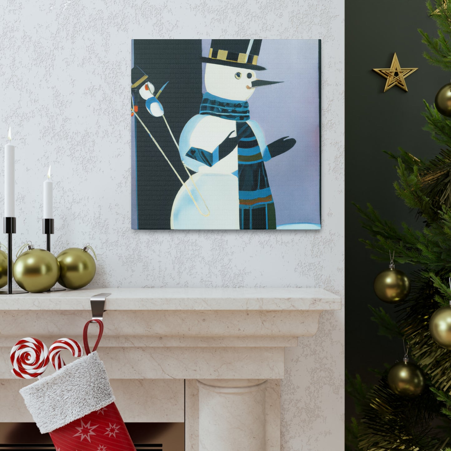 "Frozen Frosty Fantasia" - Canvas