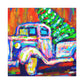 "Christmas Tree Fauvism Dream" - Canvas