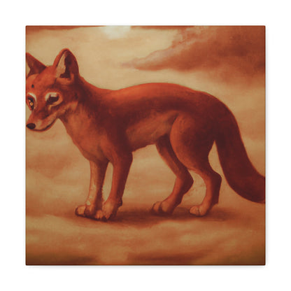 "Dhole in Repose" - Canvas