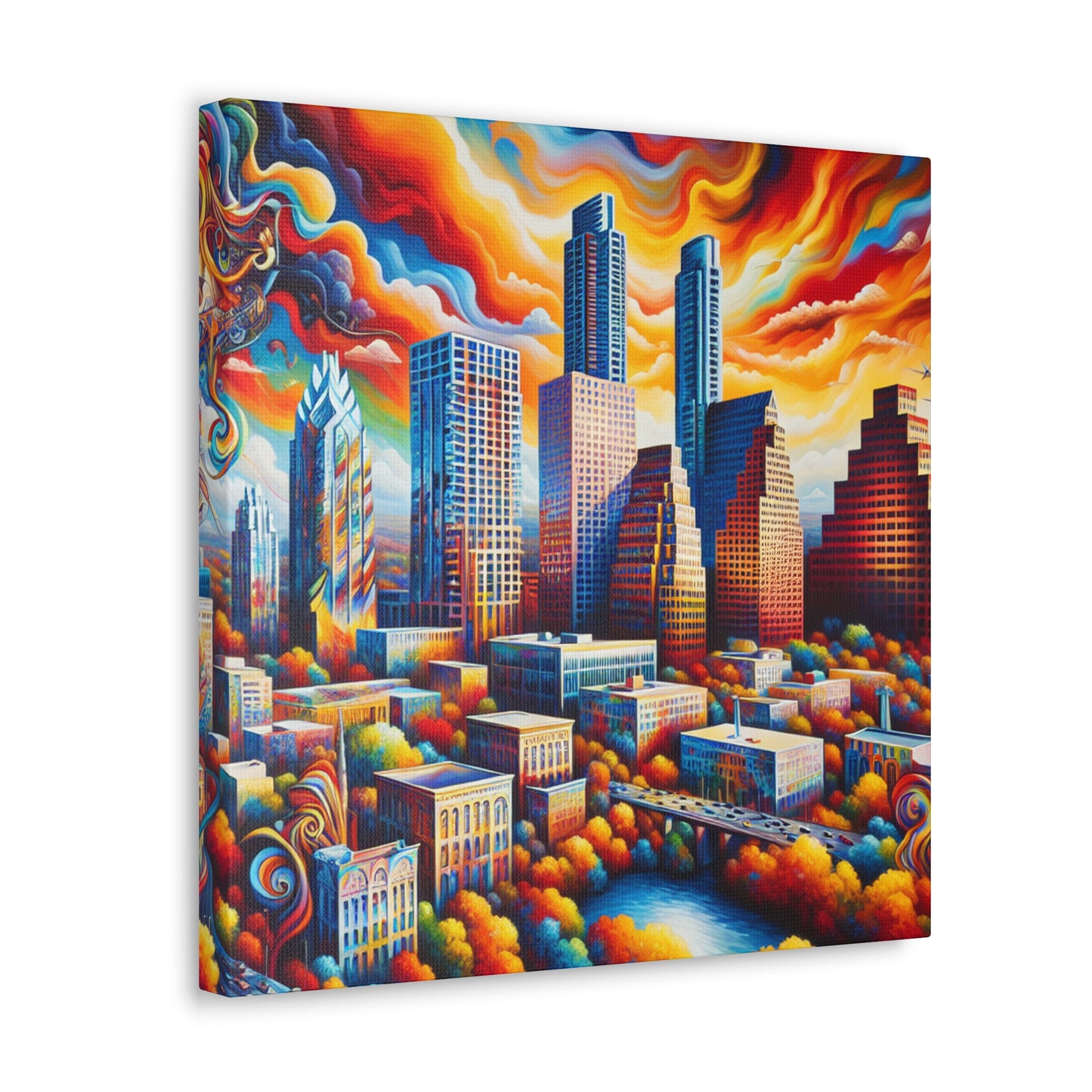 "Enigmatic Austin Dreamscape" - Canvas