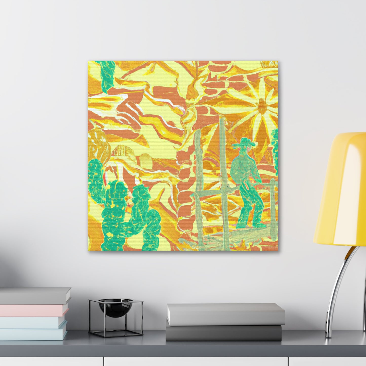 Golden Mine Shimmering - Canvas