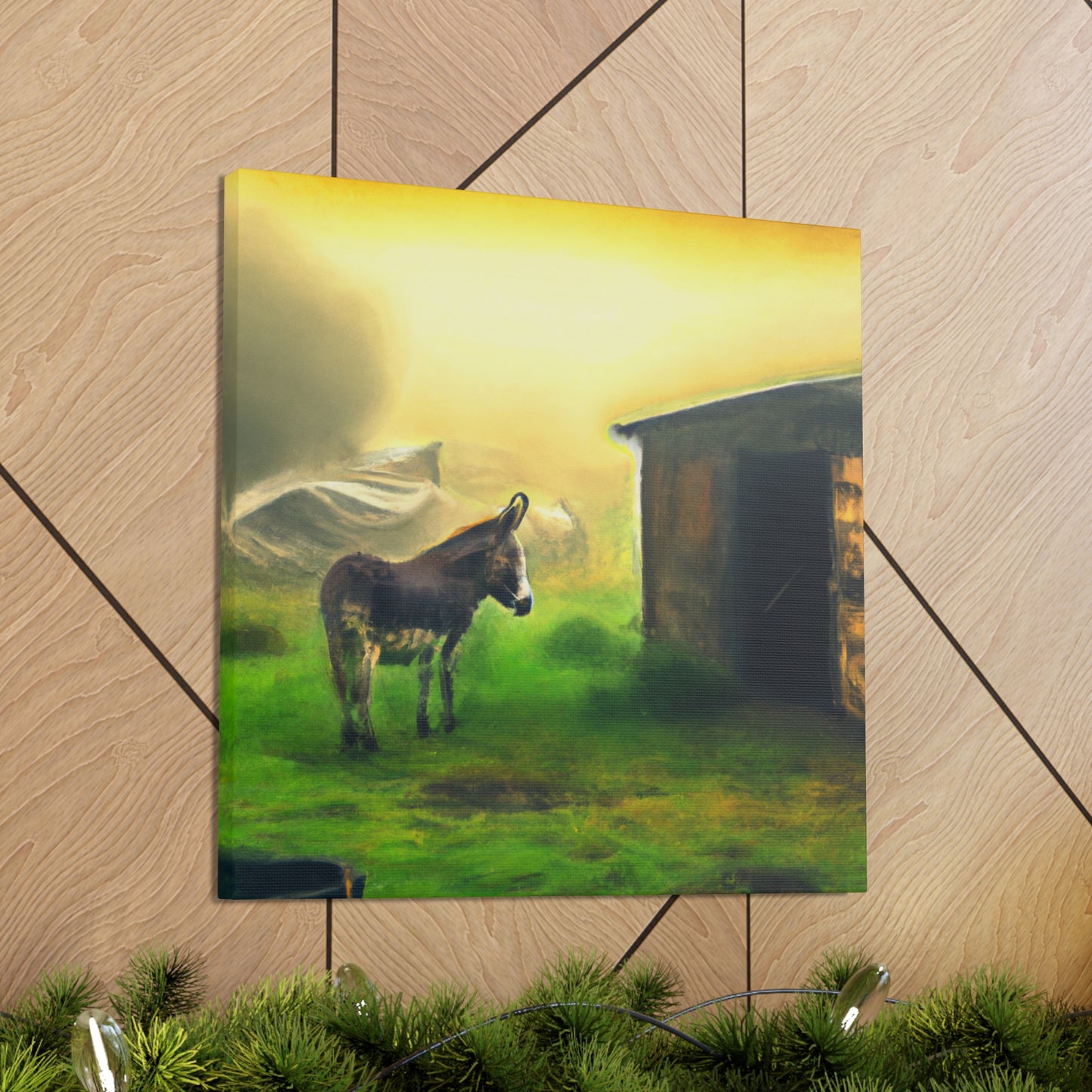 "Donkey of Majesty Trail" - Canvas