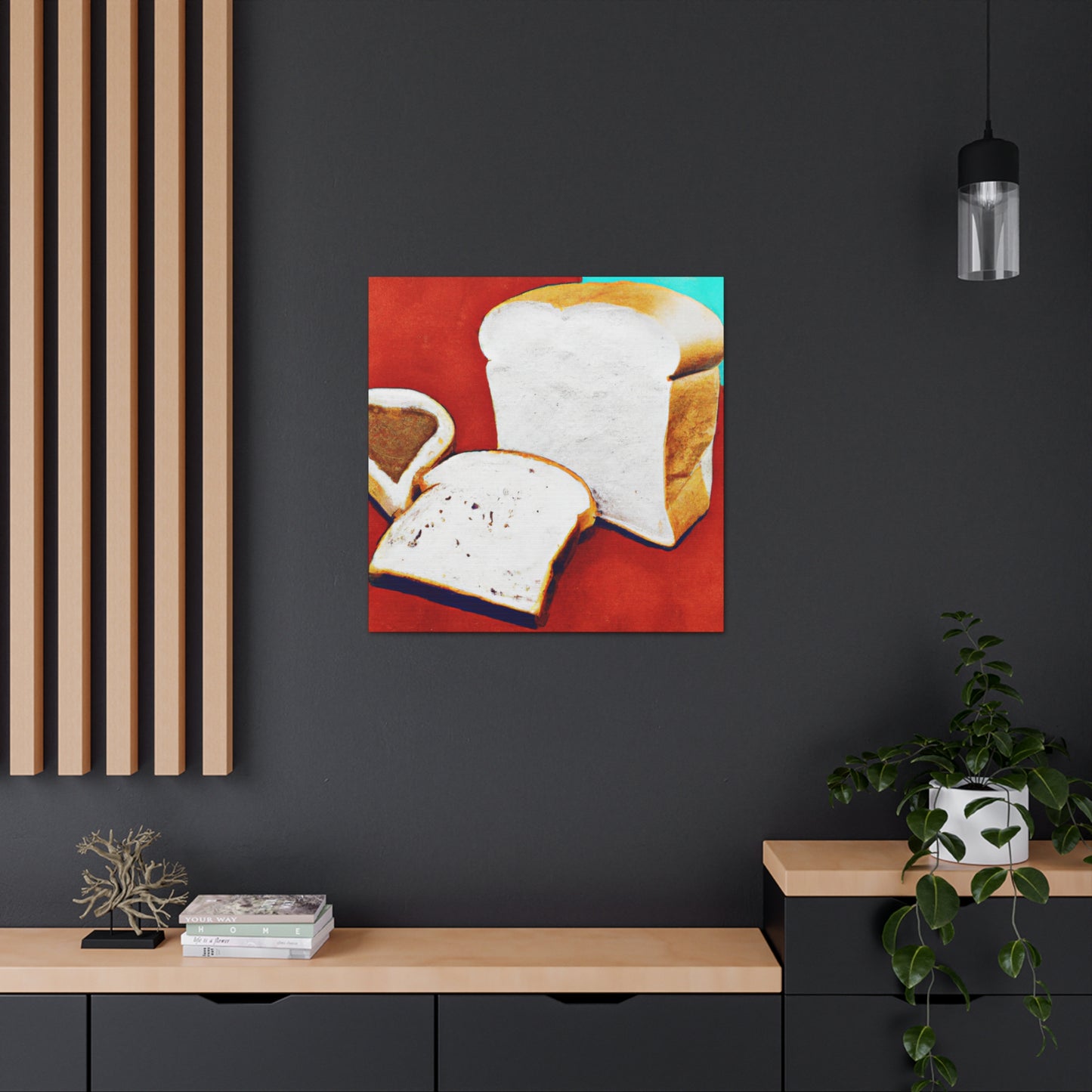 "Bread in Pop Colors" - Canvas