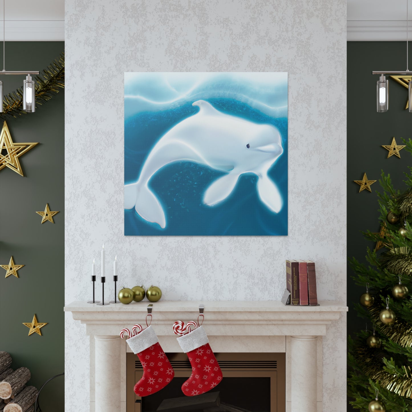 Beluga's Art Deco Dream - Canvas