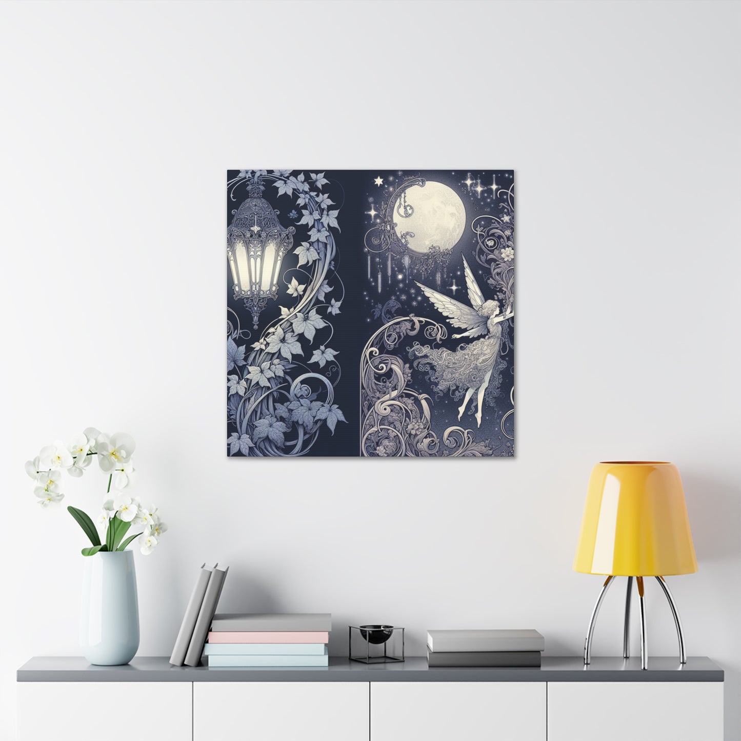 Whispering Blooms Unveiled - Canvas