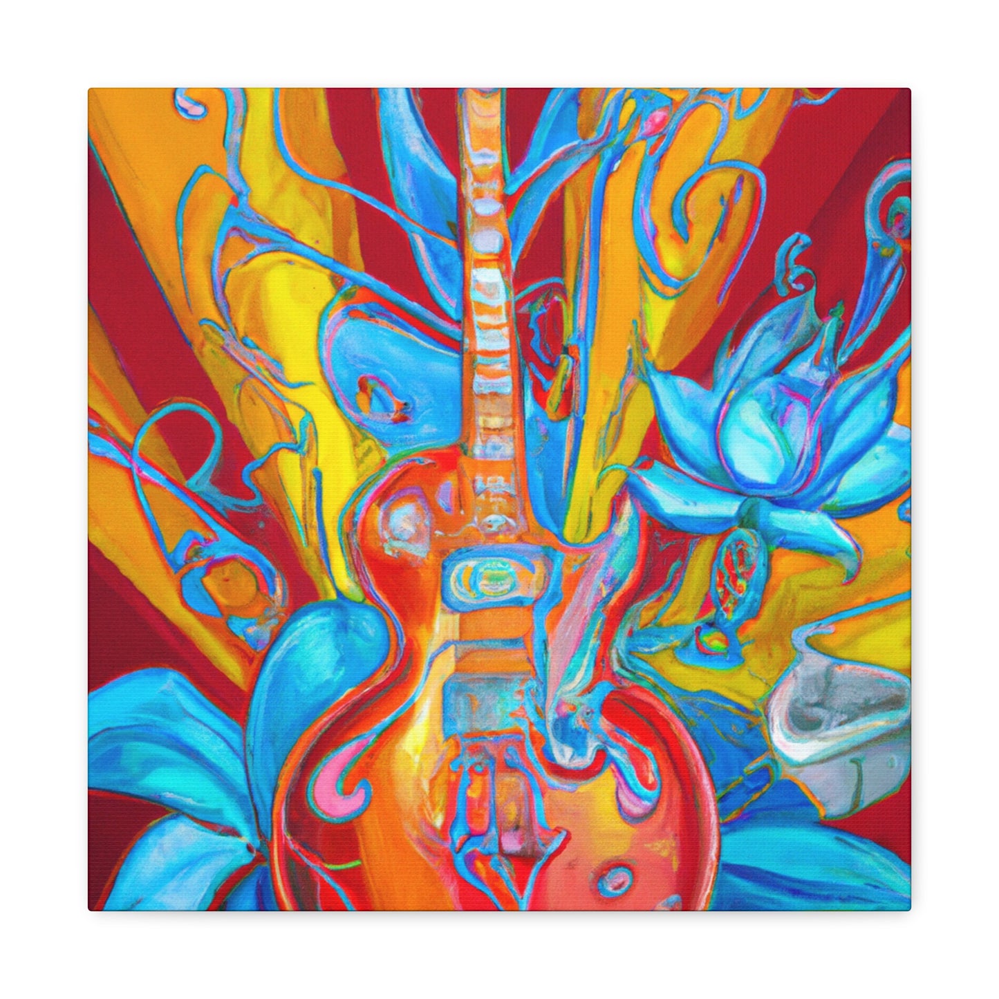 Gibson in Art Nouveau - Canvas