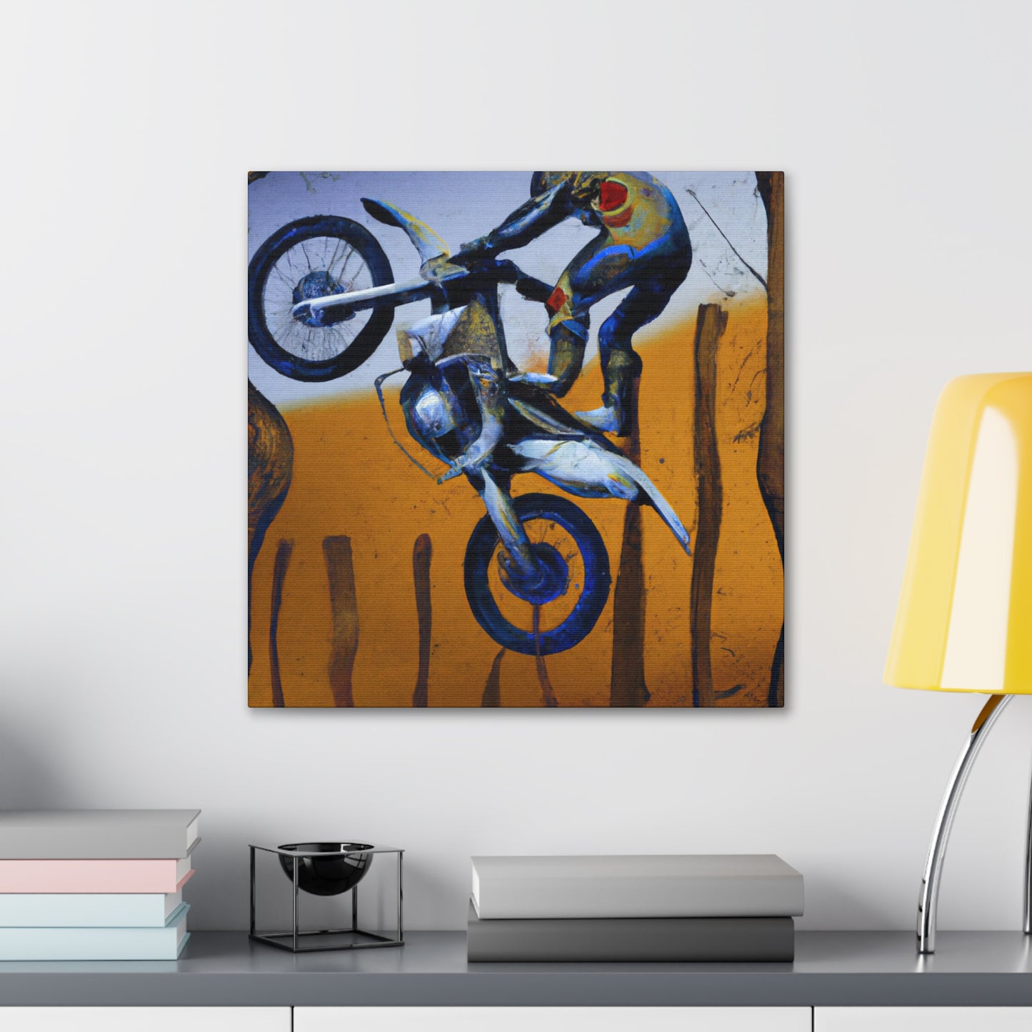 Moto Cross Dreamscape - Canvas