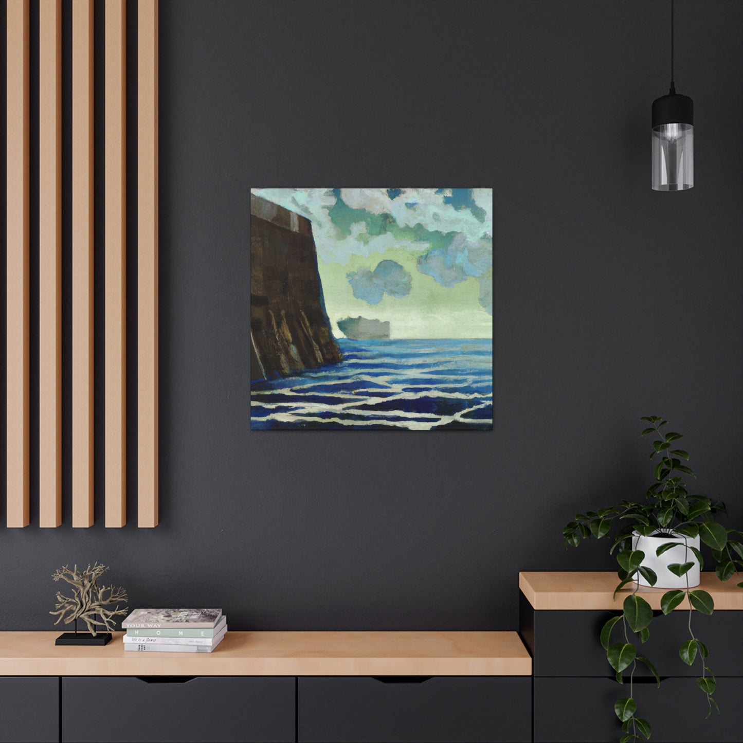 "Seawall of Dreams" - Canvas