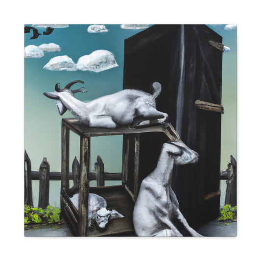 Goat's Surreal Dream - Canvas