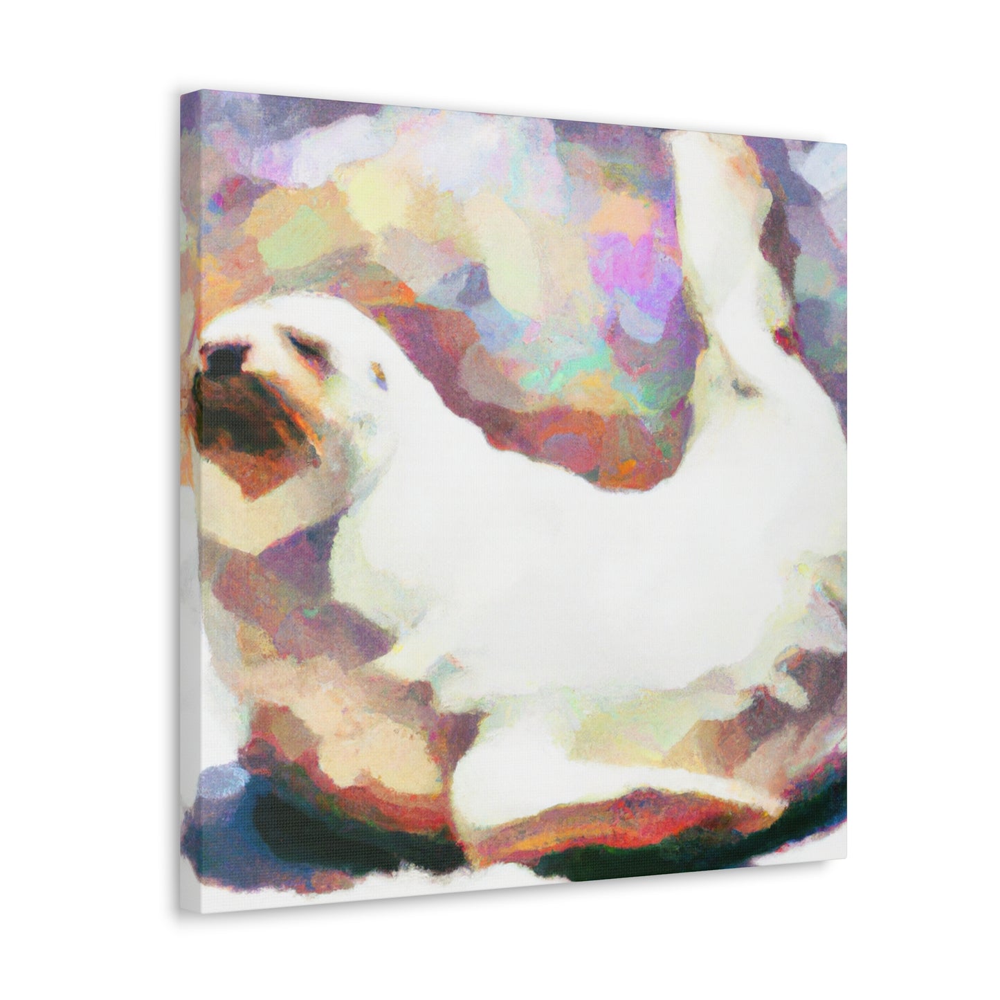 "Harp Seal Expressionism" - Canvas