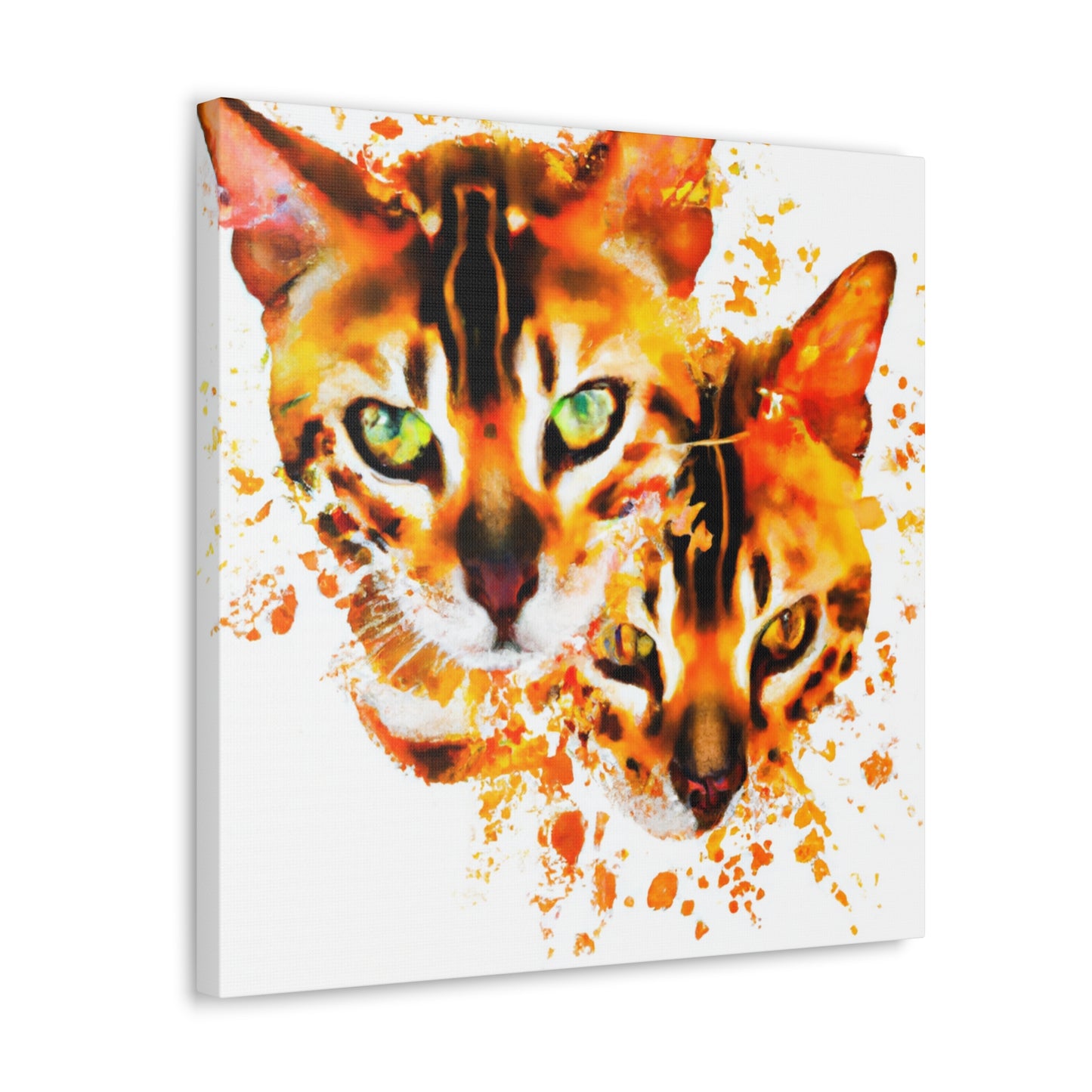 Bengal's Wild Majesty - Canvas