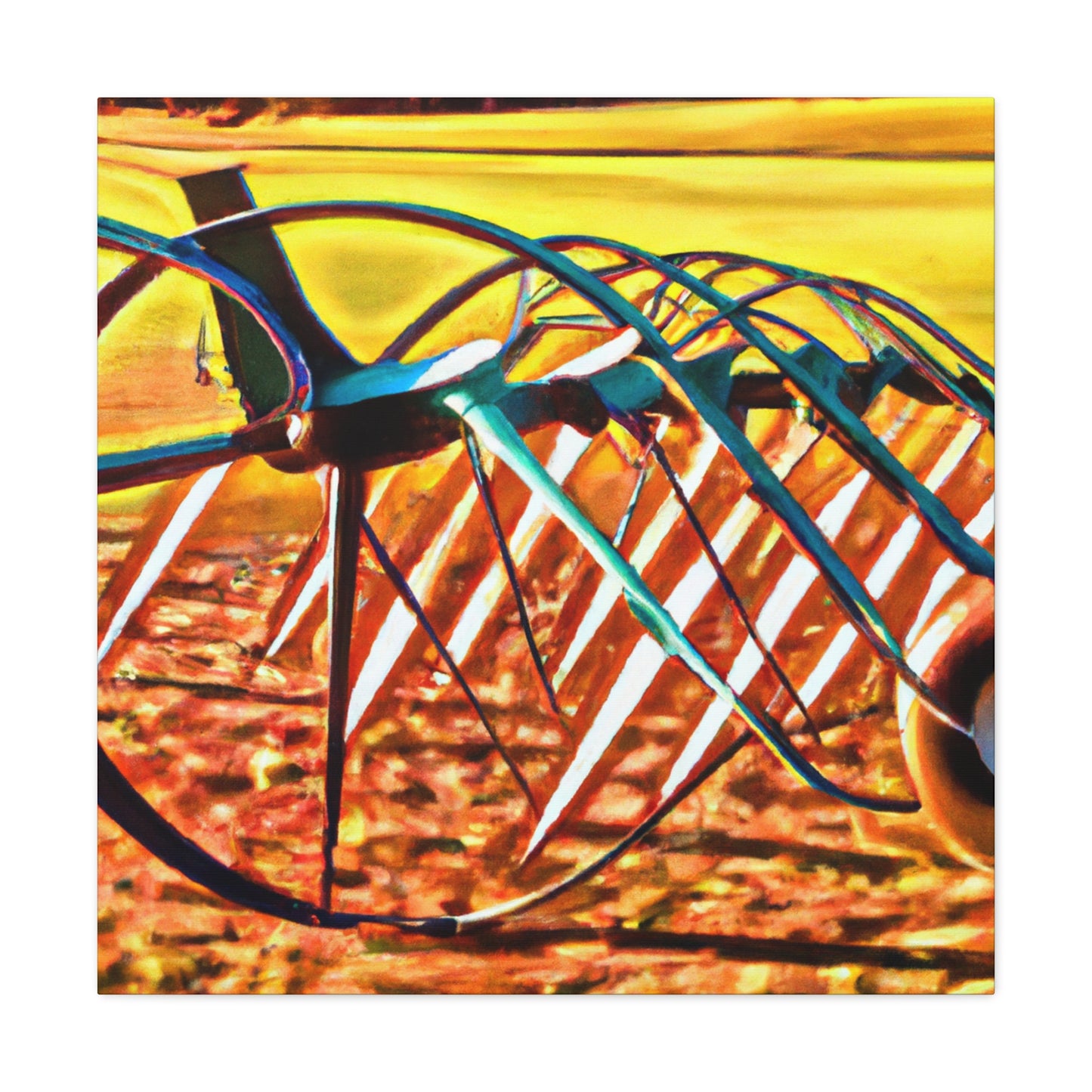 "Movement of Disc Harrow" - Canvas