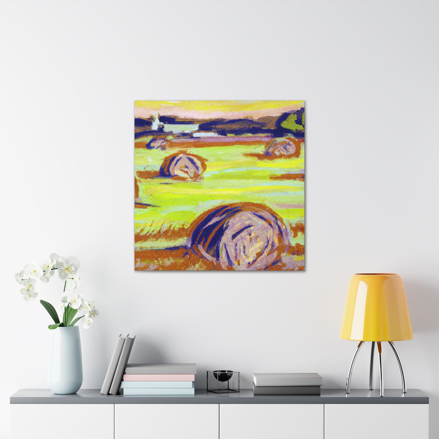 "Hay Field Reverie" - Canvas