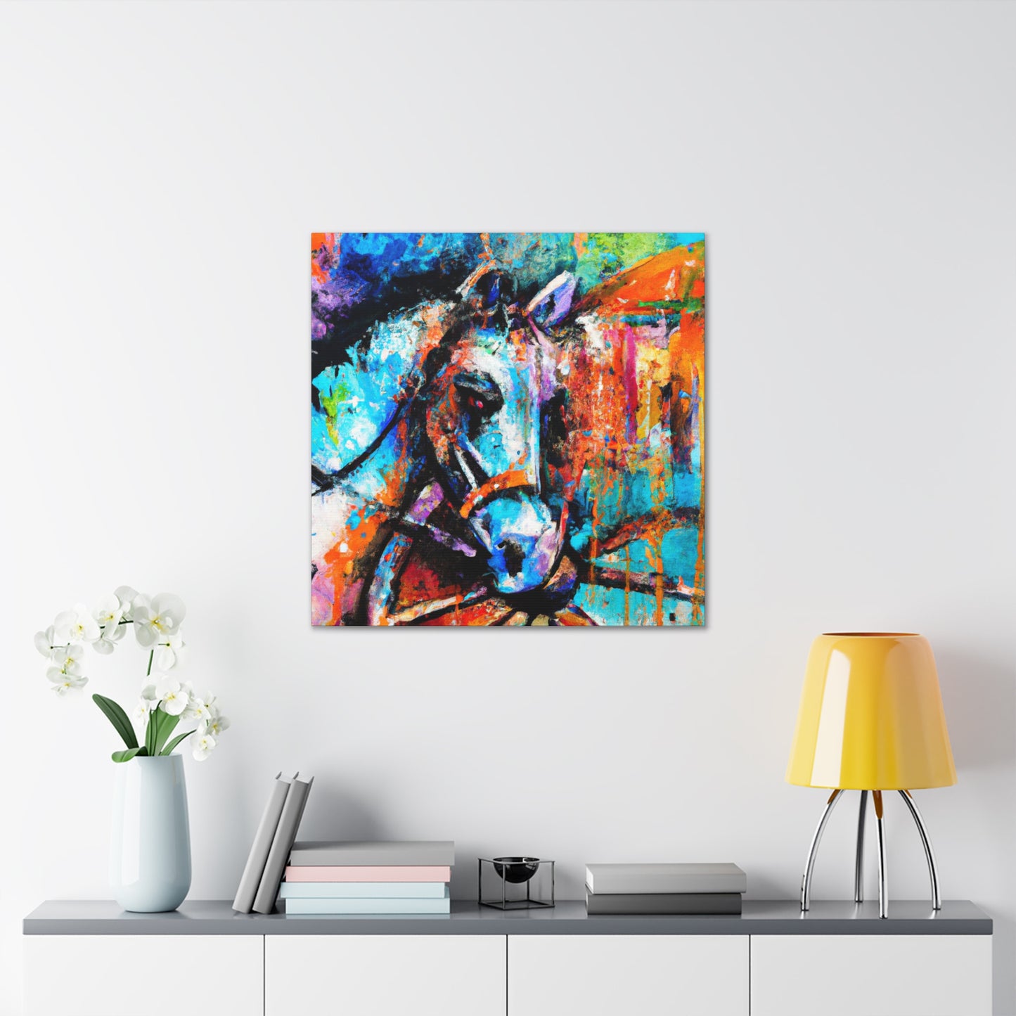 Horse and Carriage Ride - Canvas