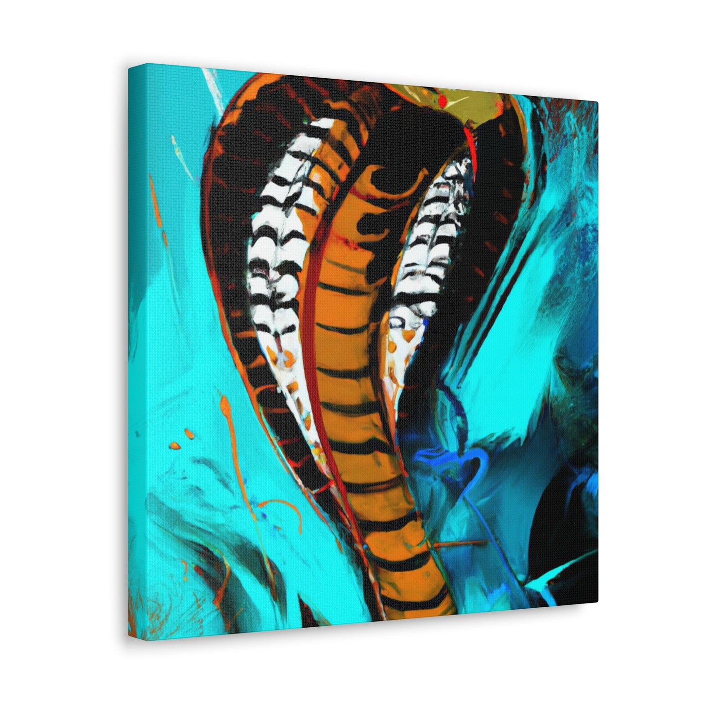 "Cobra King Adorned" - Canvas