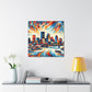 "Colonial Riverfront Charm" - Canvas